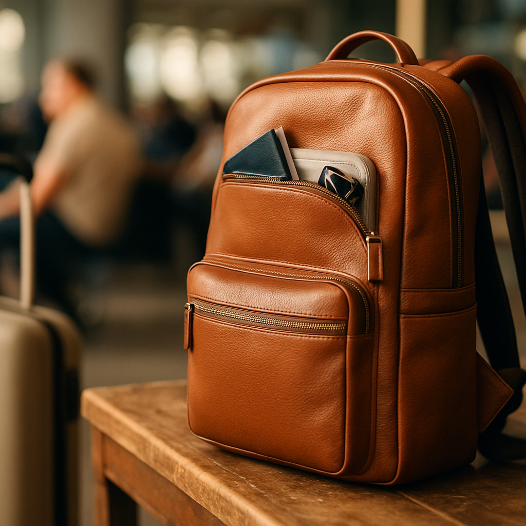 Premium Lederrucksack: stilvoller Begleiter für jeden Tag und Anlass